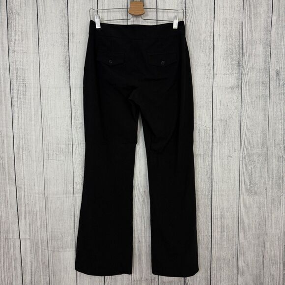 Express Women's Size 4 Black Correspondent Wide-Leg Flare Pants - Picture 4 of 7